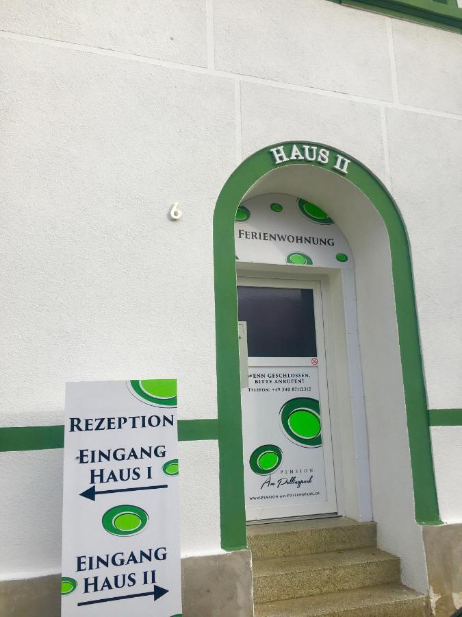 Pension Am Pollingpark Haus II Dessau-Rosslau Esterno foto